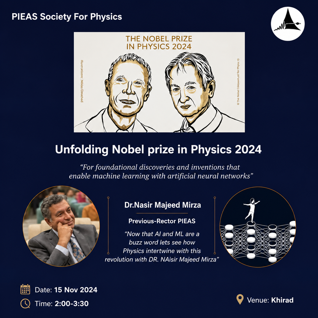 The 2024 Nobel Prize in Physics — Dr. Nasir Majeed Mirza
